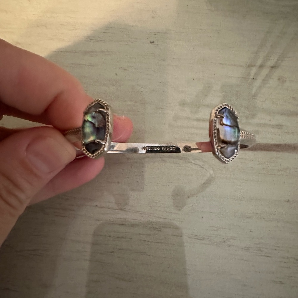 Kendra Scott Elton silver cuff bracelet